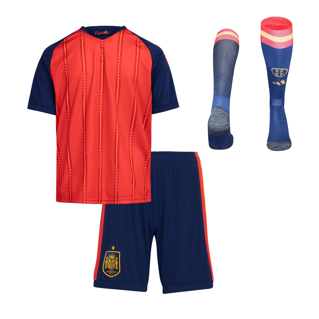 Completo Bambino Spagna Casa 2026 - 3 Pezzi