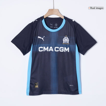 Base Kit Bambino Marseille Trasferta 2025/26 - 2 Pezzi