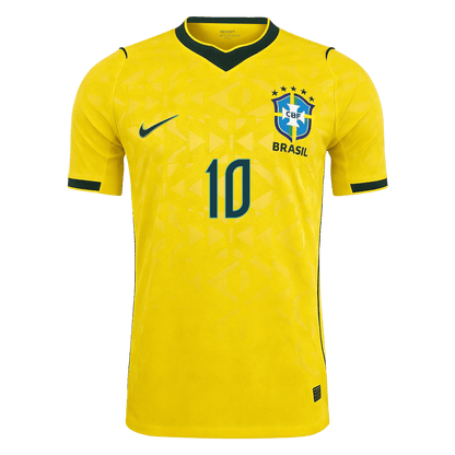 Maglia Gara Brasile Casa NEYMAR JR. #10 Uomo Mondiali 2026