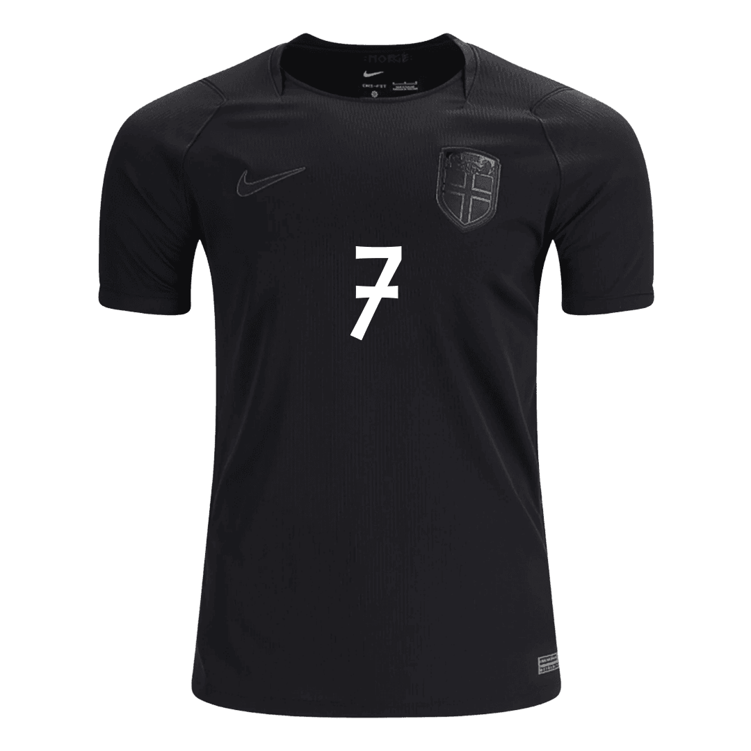 Maglia Replica Norvegia Trasferta SØRLOTH #7 Uomo Mondiali 2026