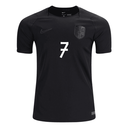 Maglia Replica Norvegia Trasferta SØRLOTH #7 Uomo Mondiali 2026