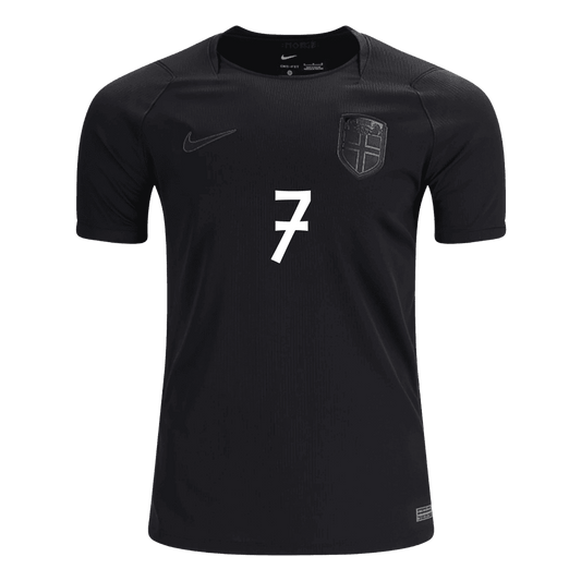Maglia Replica Norvegia Trasferta SØRLOTH #7 Uomo Mondiali 2026