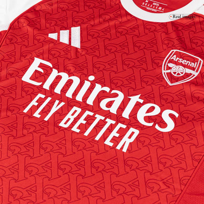 Maglia Replica Arsenal Casa SALIBA #2 Uomo 2025/26