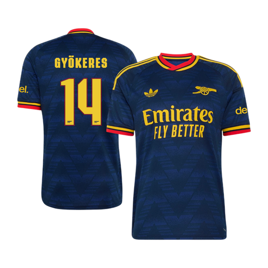 Maglia Replica Arsenal Trasferta GYÖKERES #14 Uomo 2026/27 - UCL