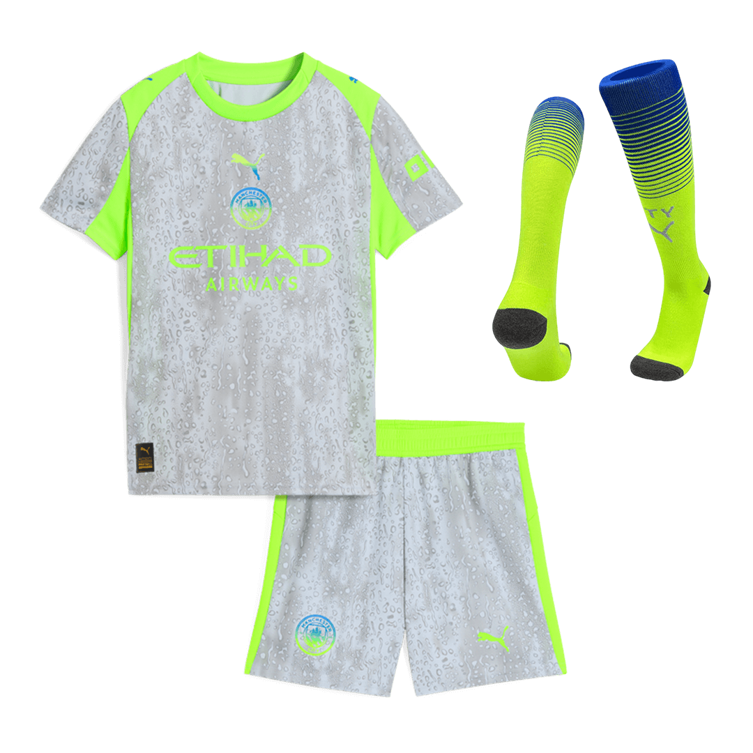 Completo Bambino Manchester City Terza 2025/26 - 3 Pezzi