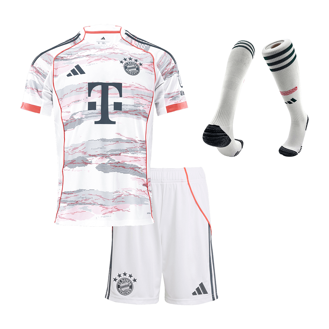 Completo Bambino Bayern Munich Trasferta 2025/26 - 3 Pezzi