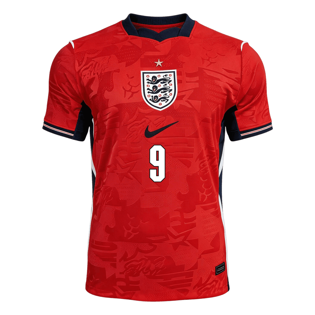 Maglia Replica Inghilterra Trasferta KANE #9 Uomo Mondiali 2026