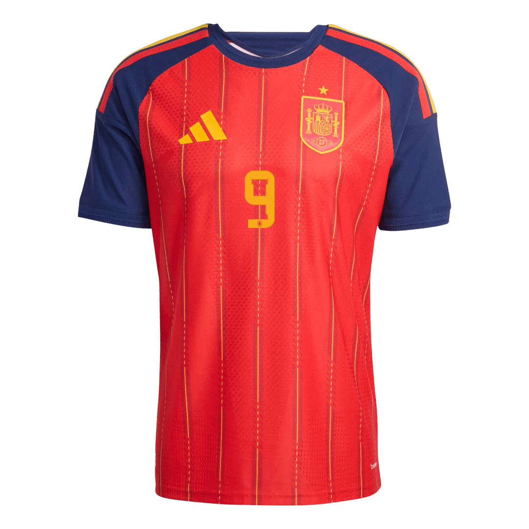 Maglia Gara Spagna Casa GAVI	 #9 Uomo Mondiali 2026