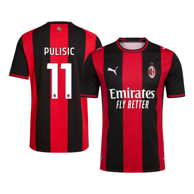 Maglia Gara AC Milan Casa PULISIC #11 Uomo 2026/27