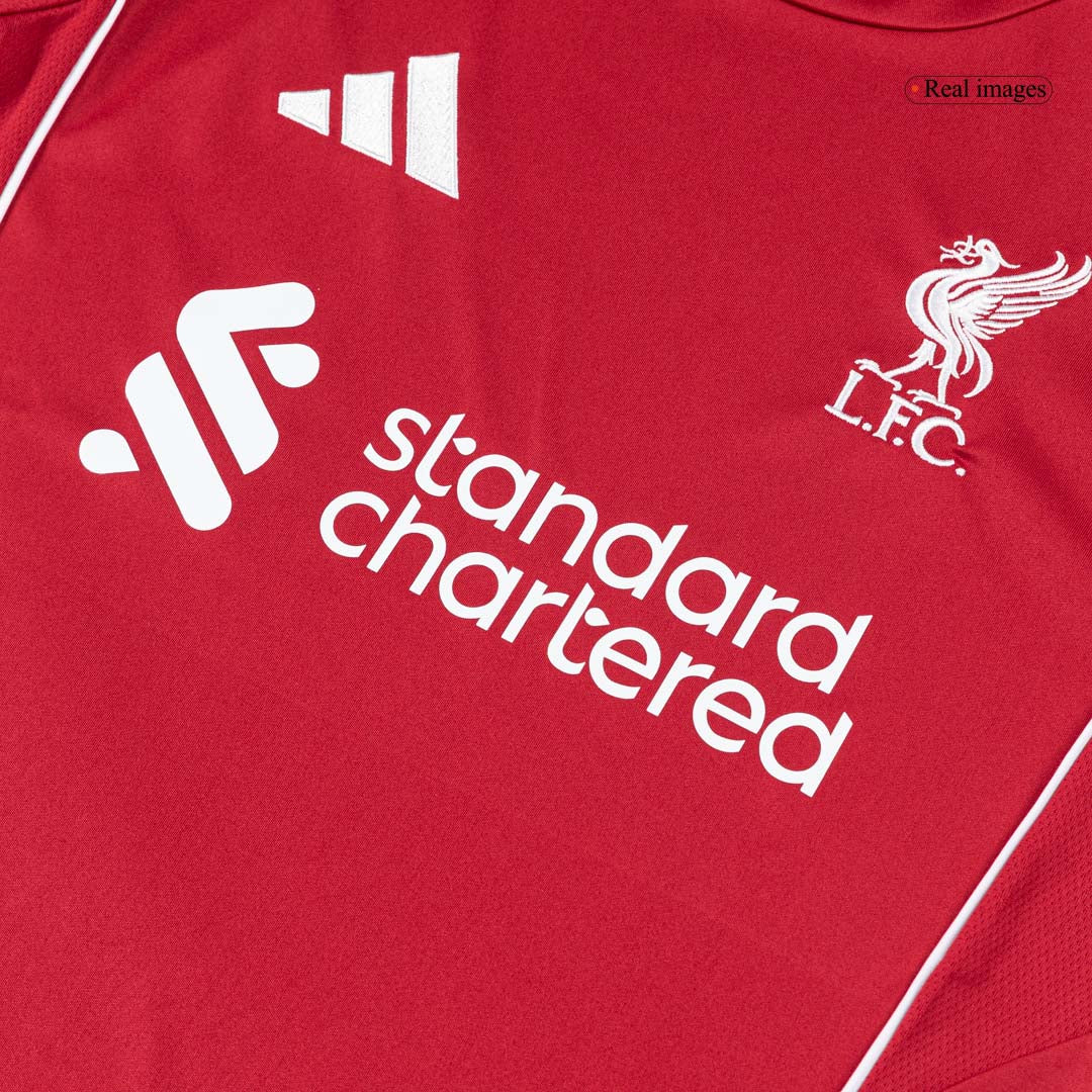 Kit Completo Liverpool Casa Uomo 2025/26 - 3 Pezzi