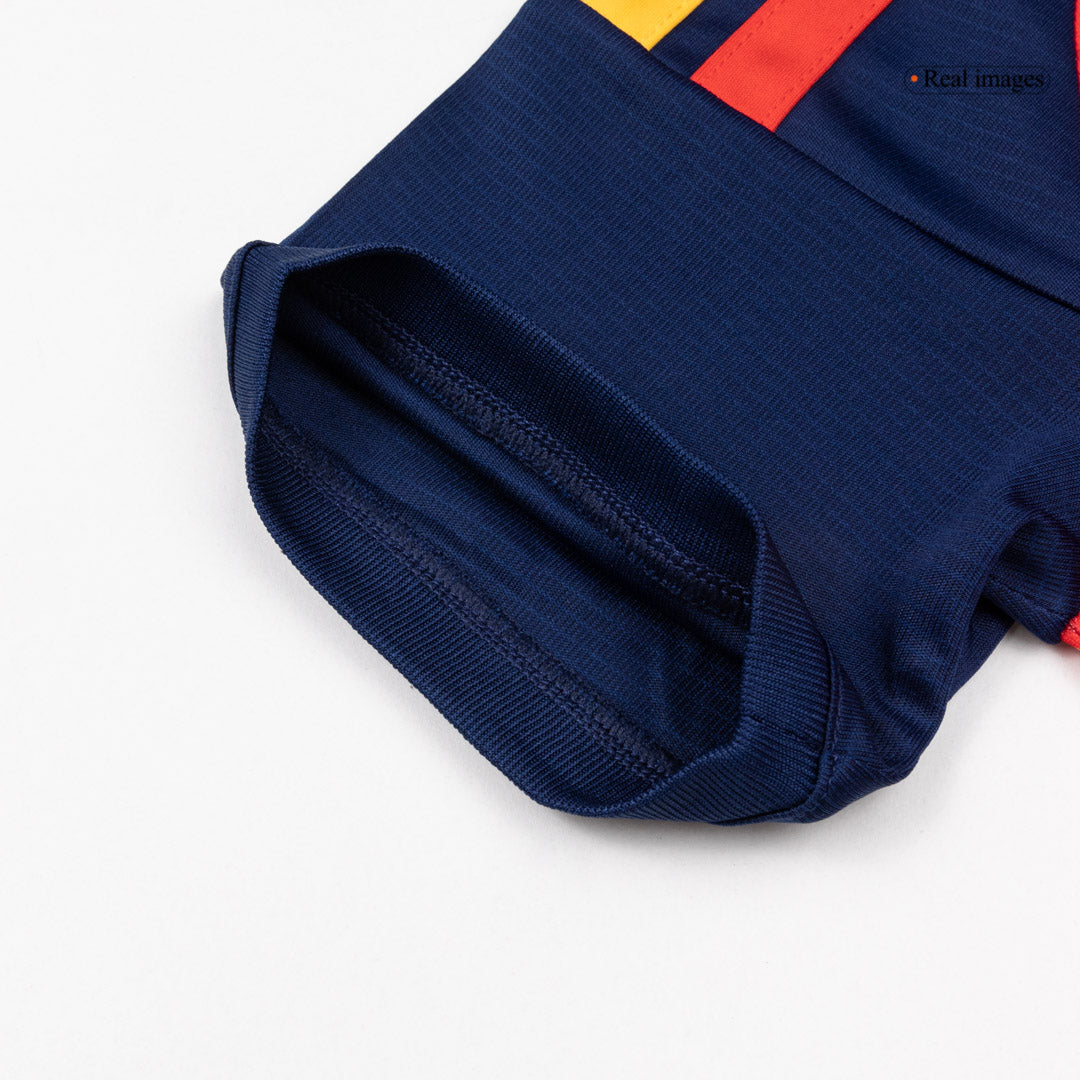 Completo Bambino Spagna Casa Mondiali 2026 - 3 Pezzi Champion Edition