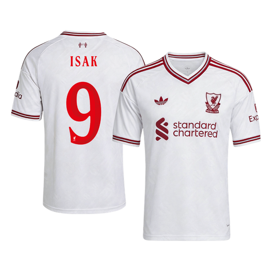 Maglia Replica Liverpool Trasferta ISAK #9 Uomo 2026/27 - UCL