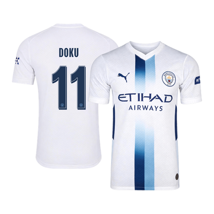 Maglia Gara Manchester City Terza DOKU #11 Uomo 2026/27 - UCL