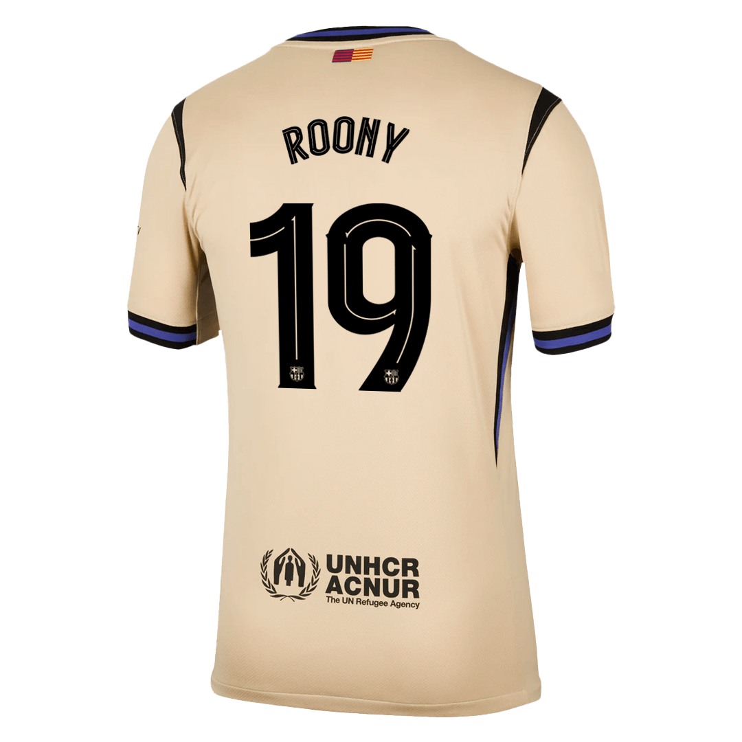 Maglia Replica Barcelona Trasferta ROONY #19 Uomo 2025/26