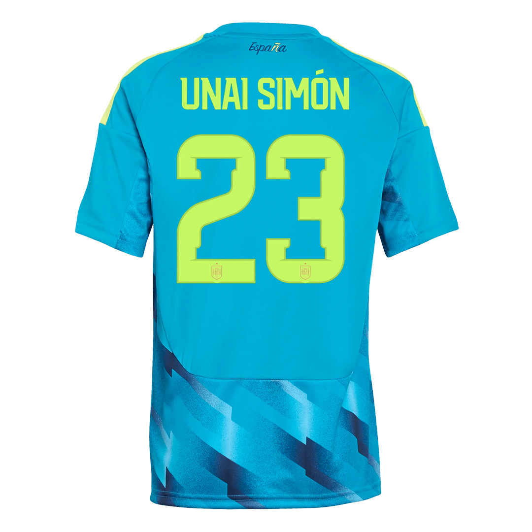 Maglia da Portiere Replica Spagna UNAI SIMÓN #23 Uomo Mondiali 2026
