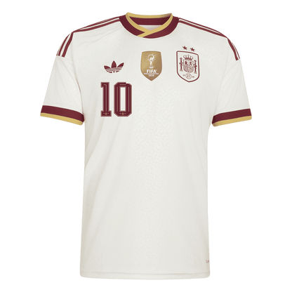 Maglia Replica Spagna Trasferta OLMO #10 Uomo Mondiali 2026 Champion Edition