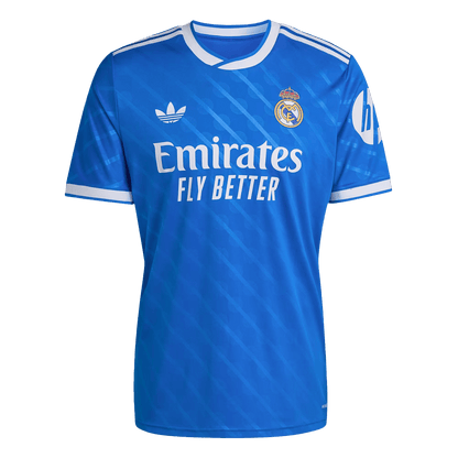 Maglia Replica Real Madrid Terza BELLINGHAM #5 Uomo 2025/26
