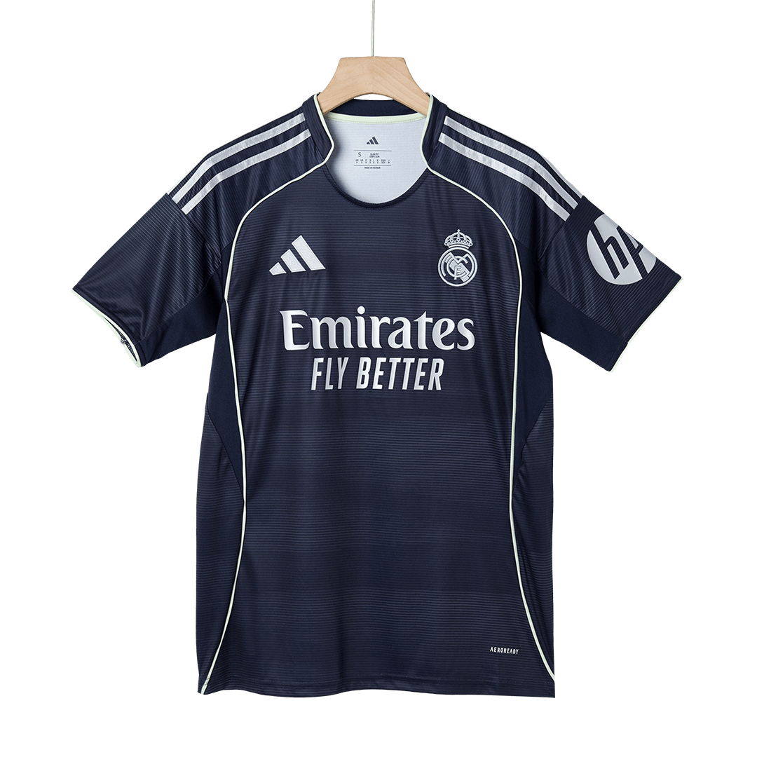 Maglia Replica Real Madrid Trasferta BELLINGHAM #5 Uomo 2025/26