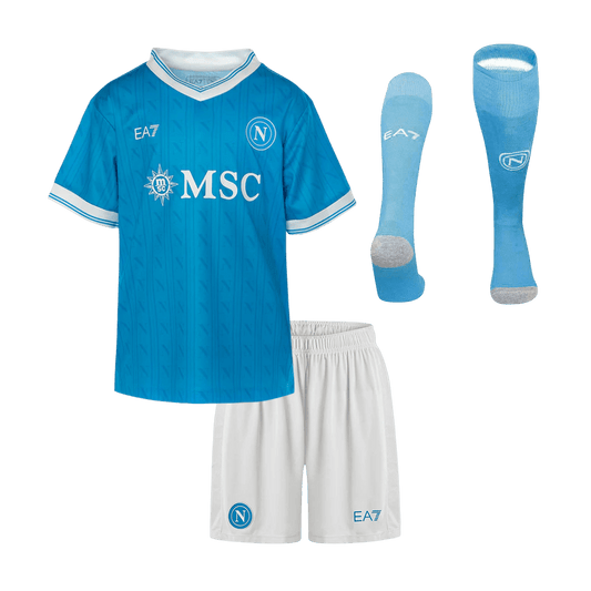 Completo Bambino Napoli Casa 2025/26 - 3 Pezzi