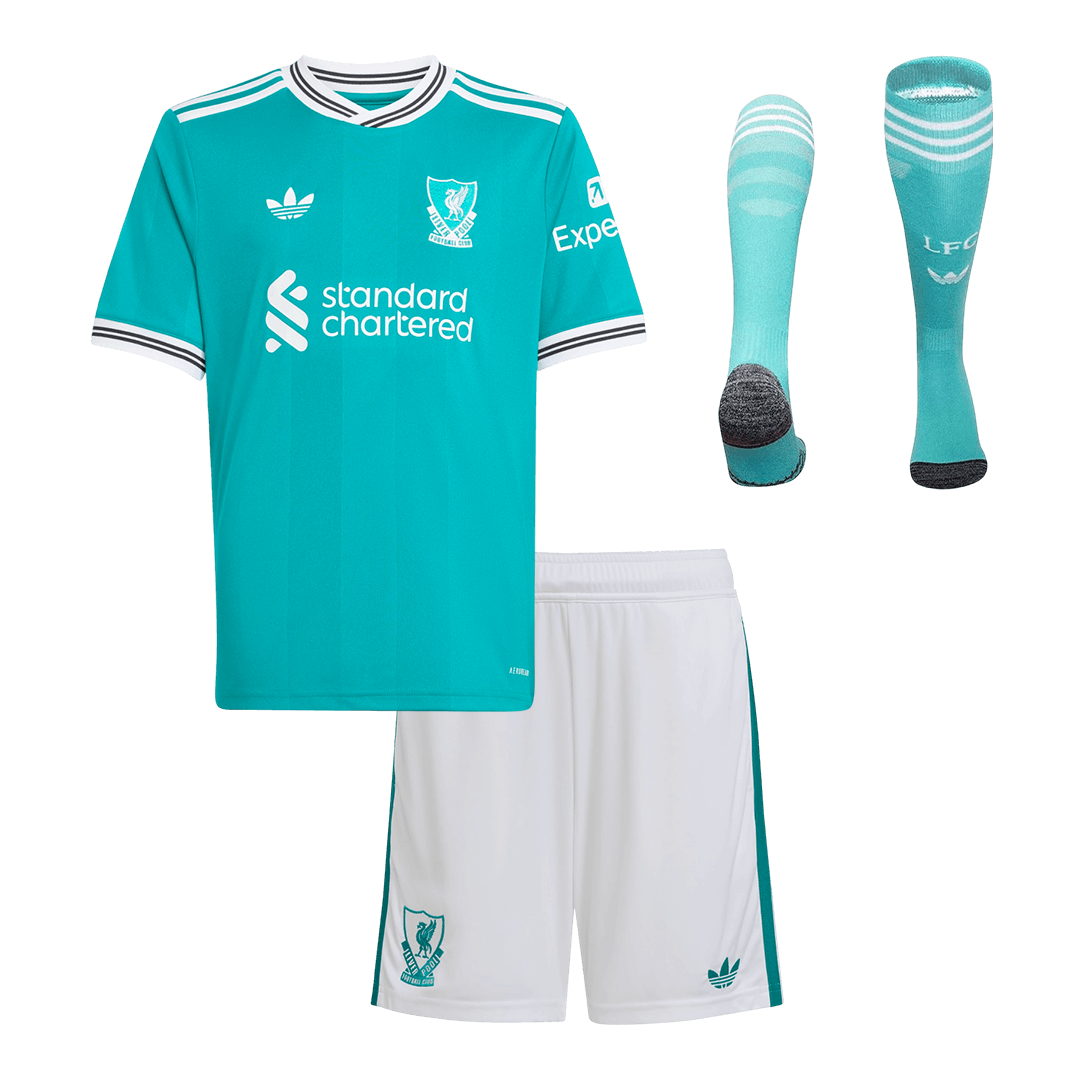 Completo Bambino Liverpool Terza 2025/26 - 3 Pezzi