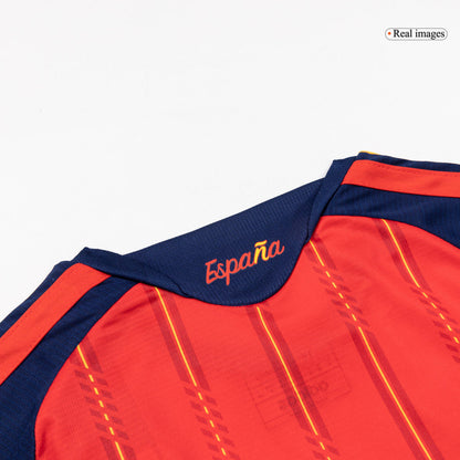 Completo Bambino Spagna Casa Mondiali 2026 - 3 Pezzi Champion Edition