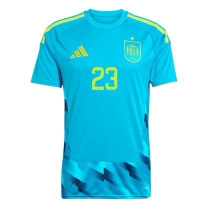 Maglia da Portiere Replica Spagna UNAI SIMÓN #23 Uomo Mondiali 2026