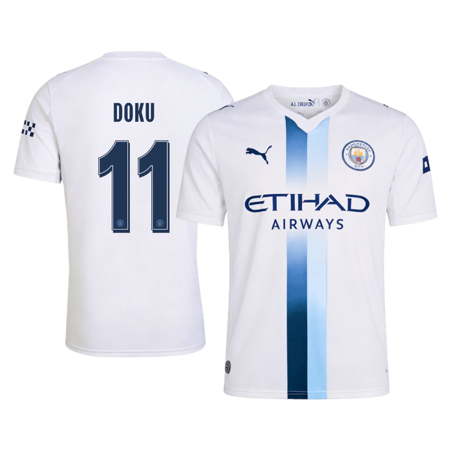 Maglia Replica Manchester City Terza DOKU #11 Uomo 2026/27 - UCL