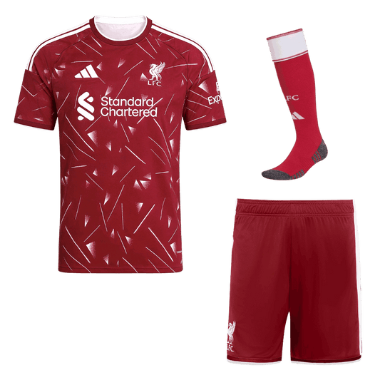Kit Completo Liverpool Casa Uomo 2026/27 - 3 Pezzi
