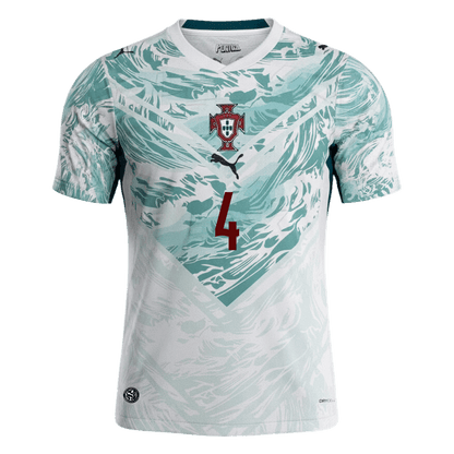 Maglia Replica Portogallo Trasferta RÚBEN DIAS #4 Uomo Mondiali 2026