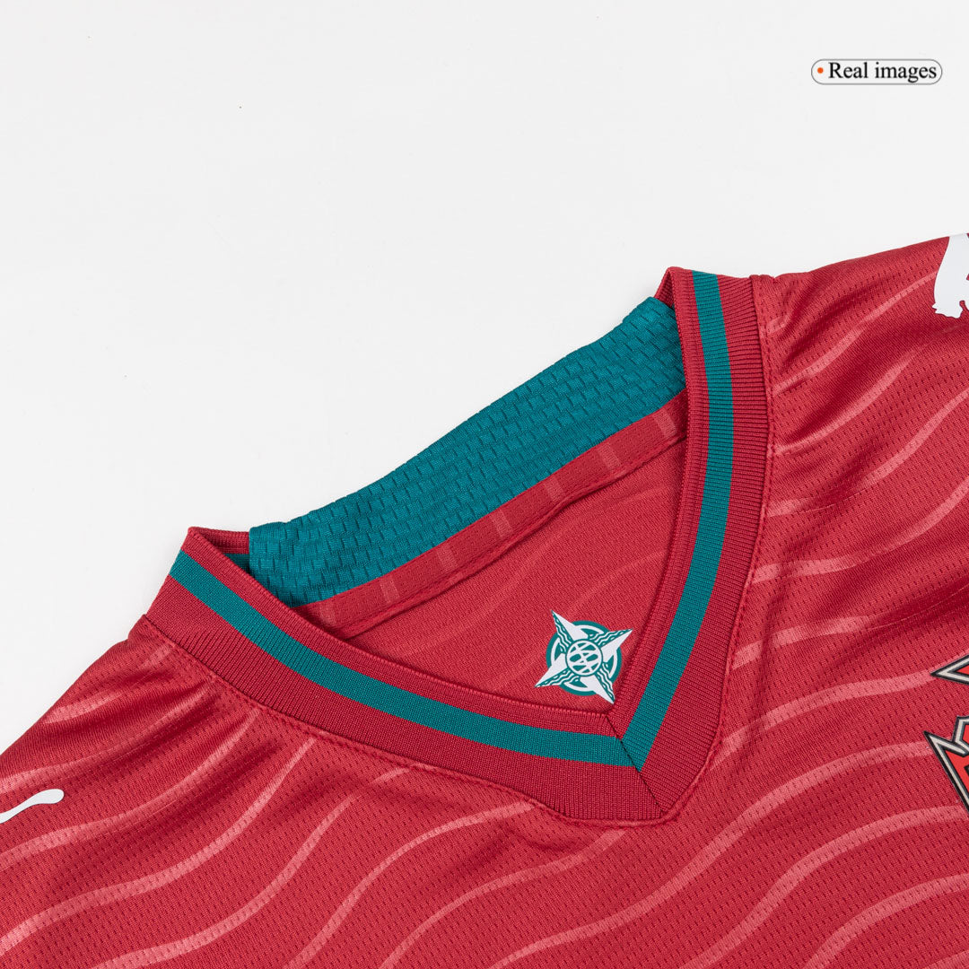 Base Kit Bambino Portogallo B. FERNANDES #8 Casa Mondiali 2026 - 2 Pezzi