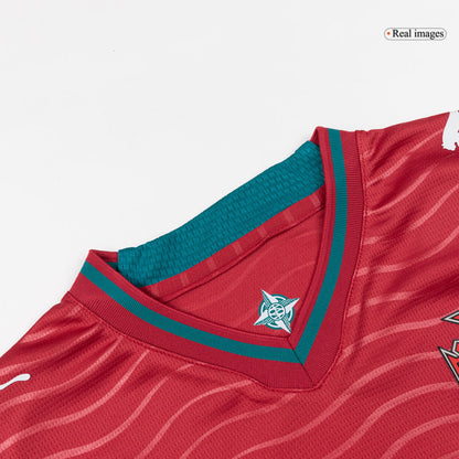 Base Kit Bambino Portogallo B. FERNANDES #8 Casa Mondiali 2026 - 2 Pezzi