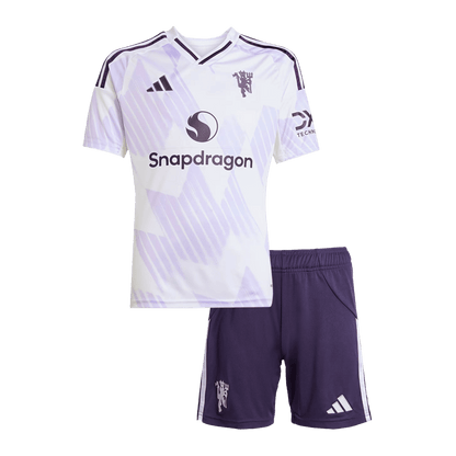 Base Kit Bambino Manchester United Trasferta 2025/26 - 2 Pezzi