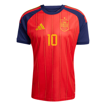 Maglia Replica Spagna Casa OLMO #10 Uomo Mondiali 2026