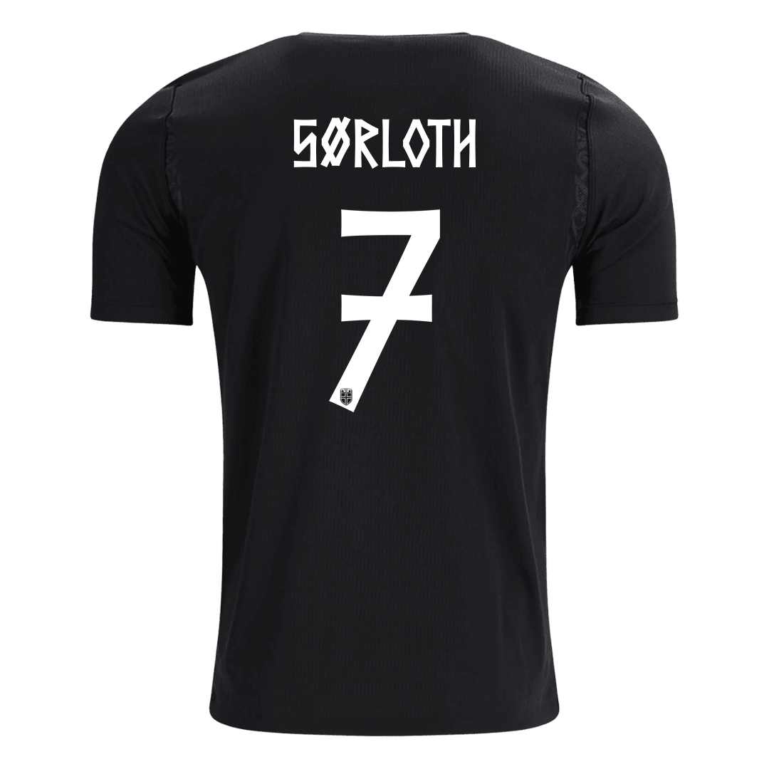 Maglia Replica Norvegia Trasferta SØRLOTH #7 Uomo Mondiali 2026