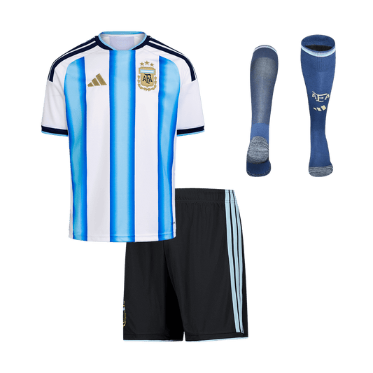 Completo Bambino Argentina Casa 2025/26 - 3 Pezzi