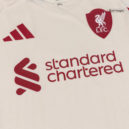 Maglia Gara Liverpool Trasferta SZOBOSZLAI #8 Uomo 2025/26