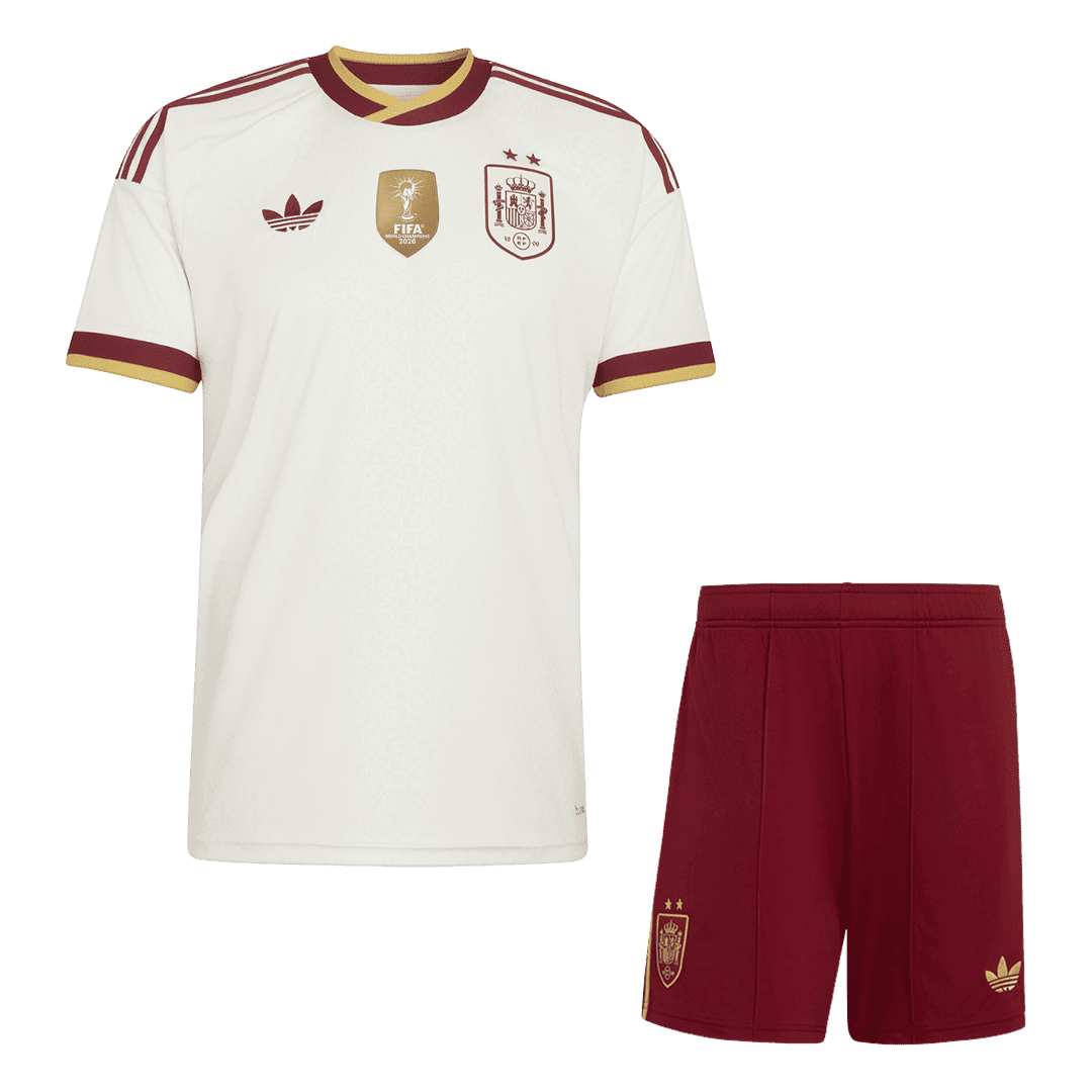 Base Kit Bambino Spagna Trasferta Mondiali 2026 - 2 Pezzi Champion Edition