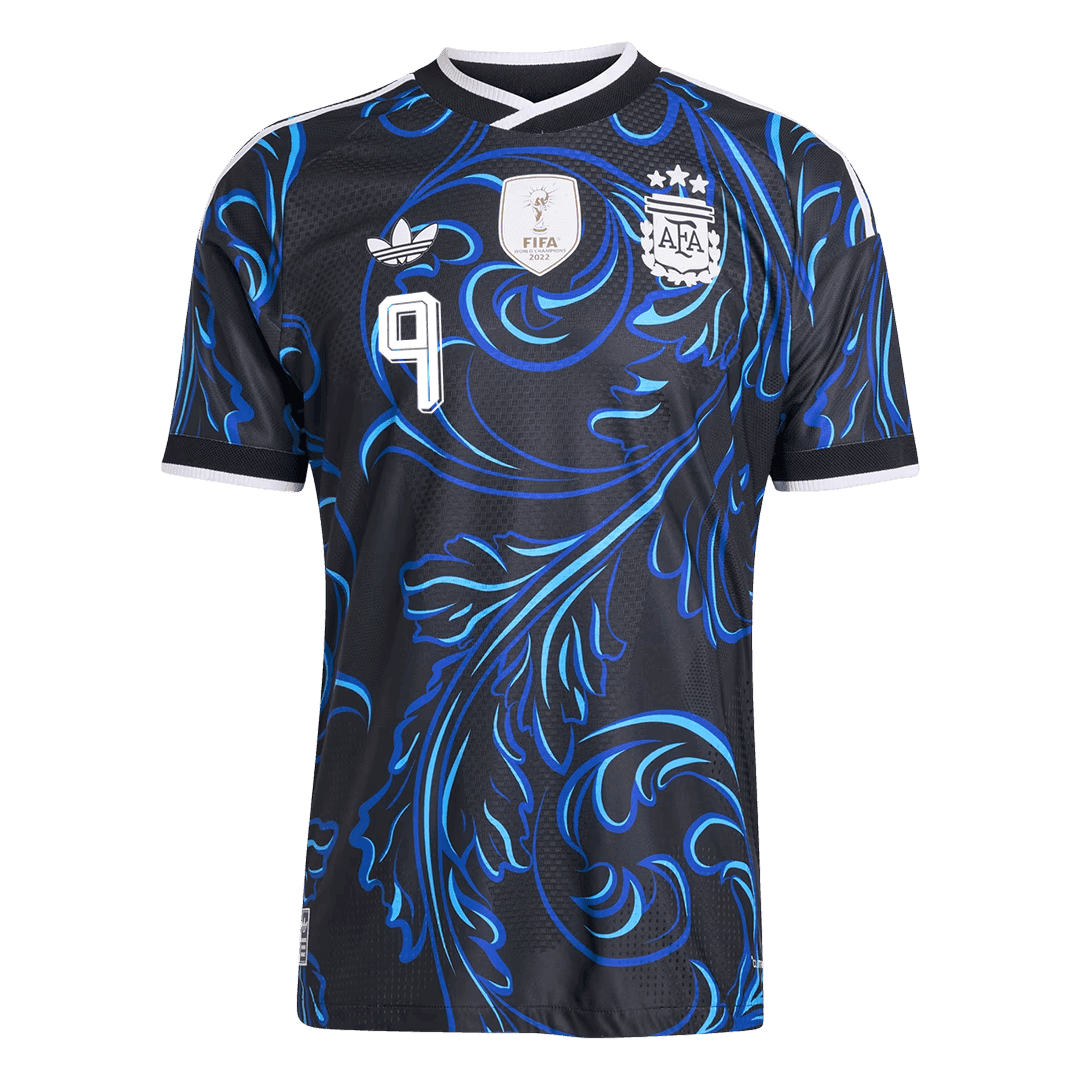Maglia Gara Argentina Trasferta J. ÁLVAREZ #9 Uomo Mondiali 2026
