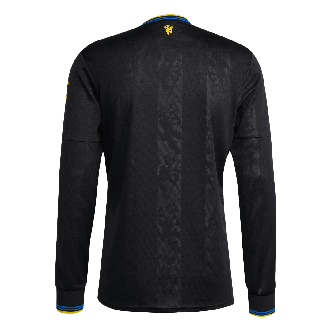 Maglia Replica Manchester United Terza Uomo 2025/26 - Manica Lunga