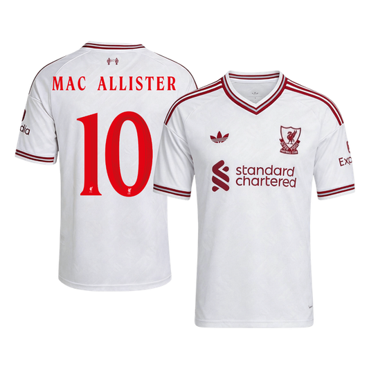 Maglia Replica Liverpool Trasferta MAC ALLISTER #10 Uomo 2026/27 - UCL