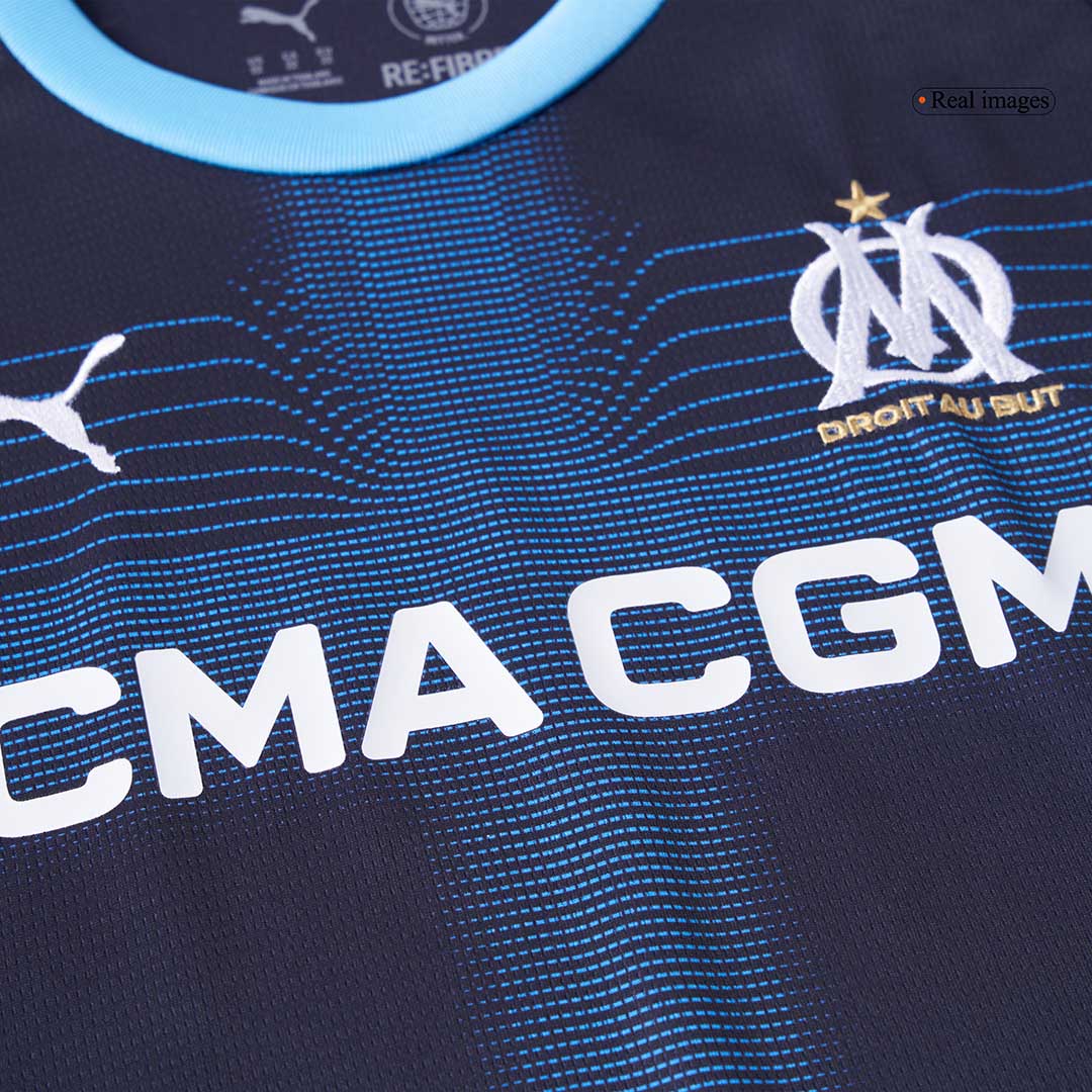 Base Kit Bambino Marseille Trasferta 2025/26 - 2 Pezzi