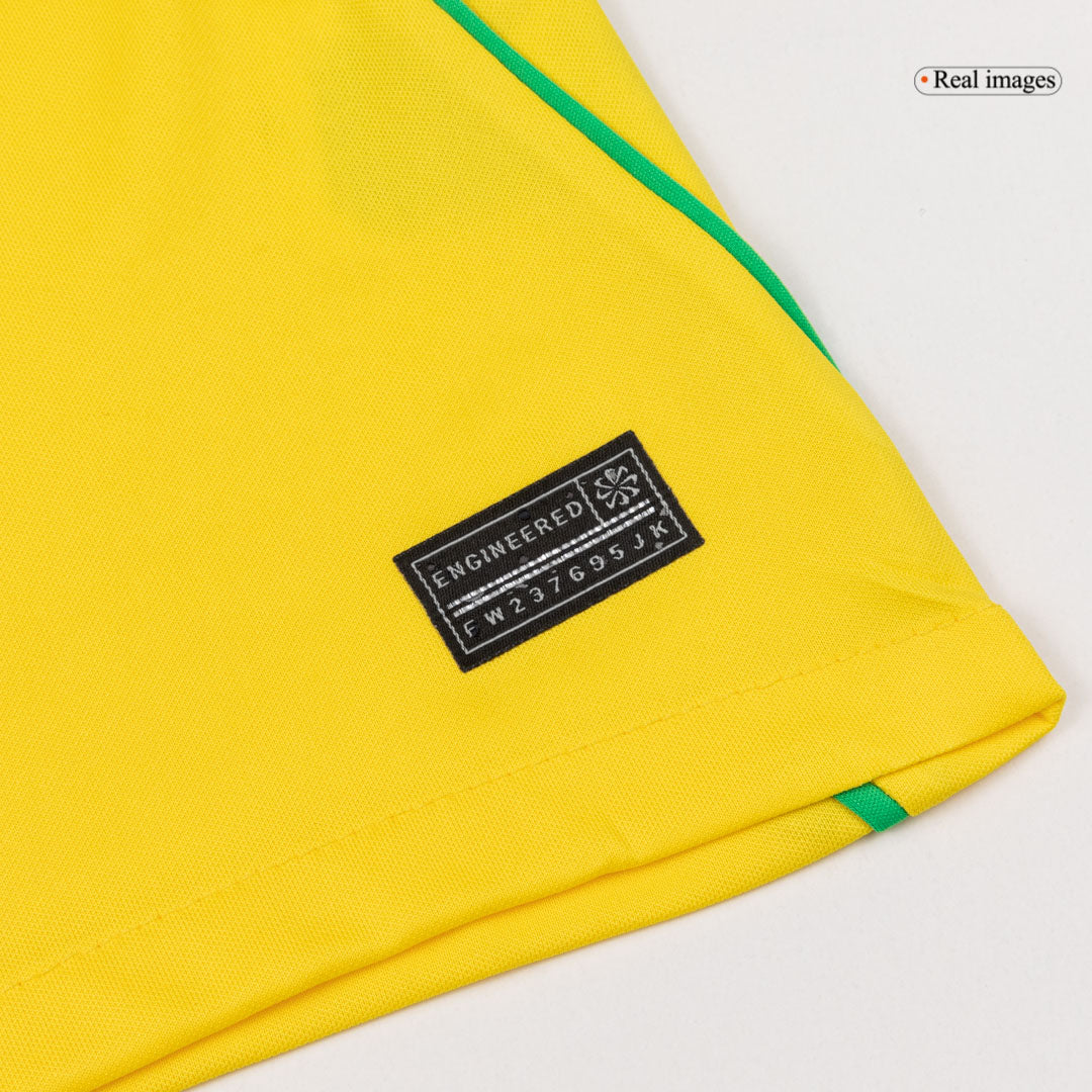 Maglia Replica Brasile Casa ENDRICK #19 Uomo Mondiali 2026