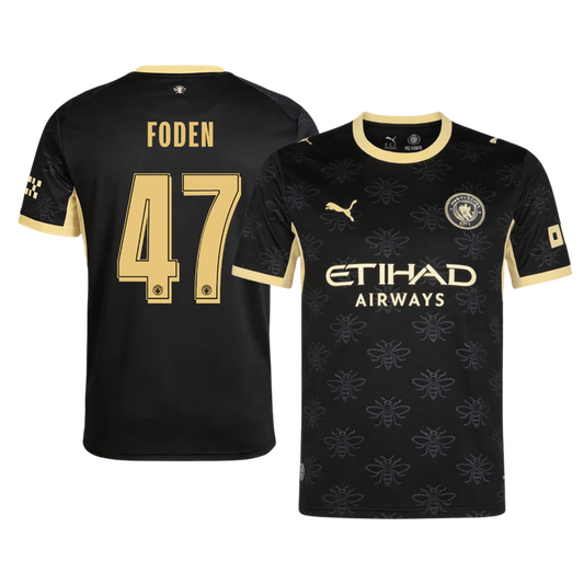 Maglia Replica Manchester City Trasferta FODEN #47 Uomo 2026/27 - UCL