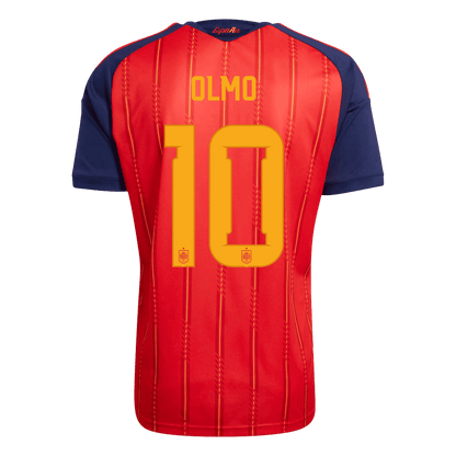 Maglia Replica Spagna Casa OLMO #10 Uomo Mondiali 2026 Champion Edition